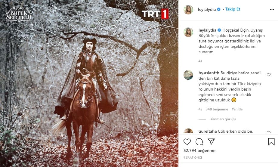 Uyanış Selçuklu Elçin Hatun Diziden Neden Çıktı