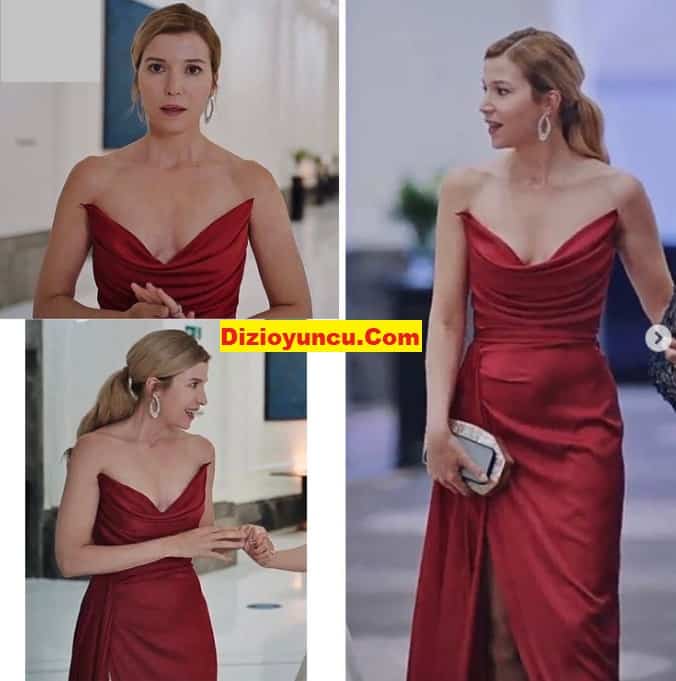 10 Haziran Camdaki kız sezon finali Selen'in giydiği kırmızı elbise
