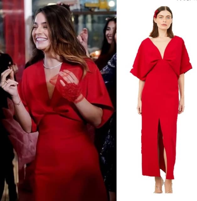 Ada Masalı dizisi Finalde Haziran'ın kınada giydiği kırmızı elbise