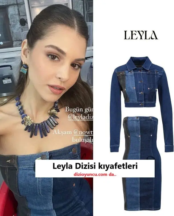 9 Ekim Leyla dizisi kıyafetleri kot takım elbise