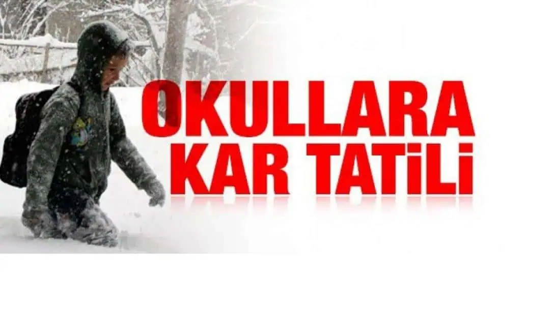 2 Ocak 2026 Cuma Günü Okulları Kar Tatili Olan İl İlçeler