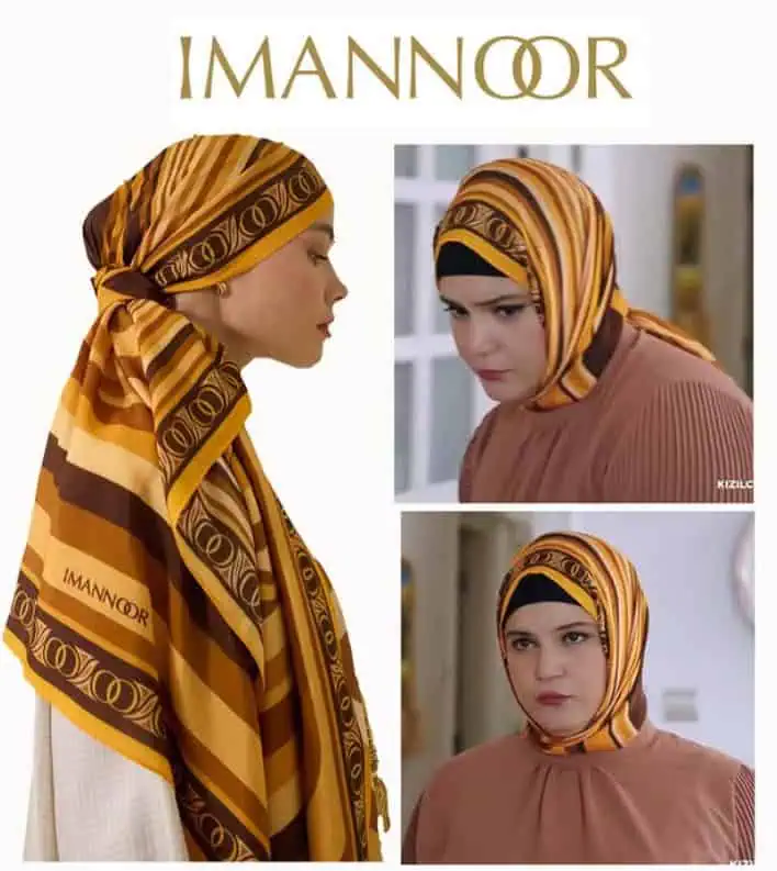 17 Ekim Kızılcık Şerbeti dizisi 109.bölüm Nilay Tesettür kıyafetleri şal markası