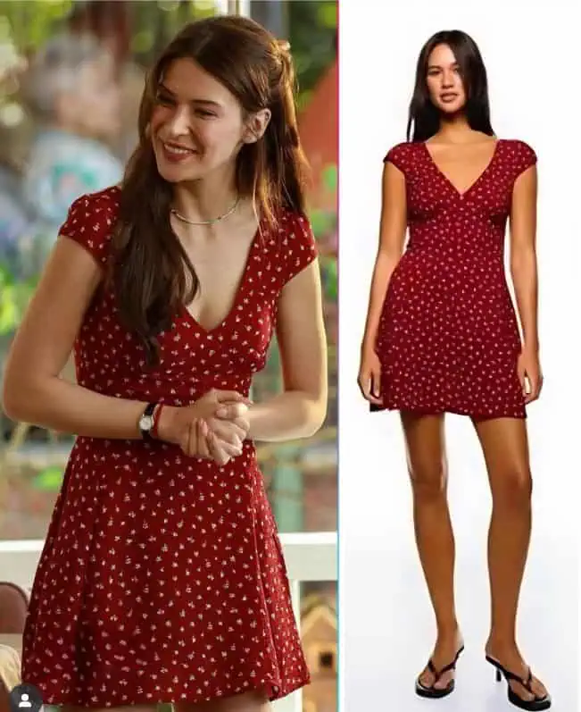 Çift kişilik oda dizisi 3.bölüm kıyafetleri Nilüferin giydiği elbise