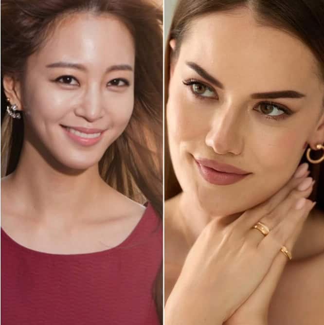 Fahriye Evcen Afet Bambaşka Biri dizisi kadrosunda