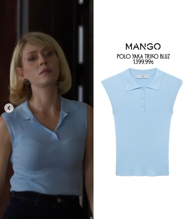 Veliaht Dizisi Kıyafetleri Derya'nın giydiği triko