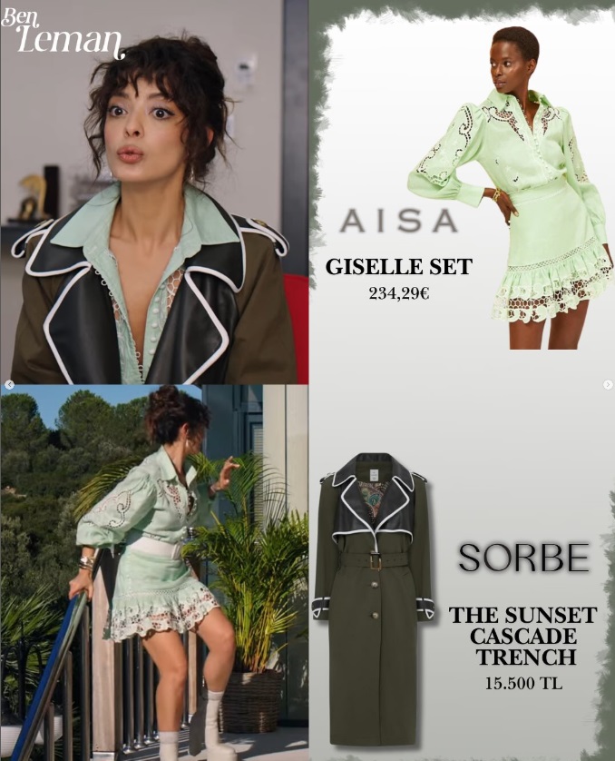 22 Kasım Ben Leman dizisi 9.bölüm Mine ve Şahika kombinleri kıyafetleri