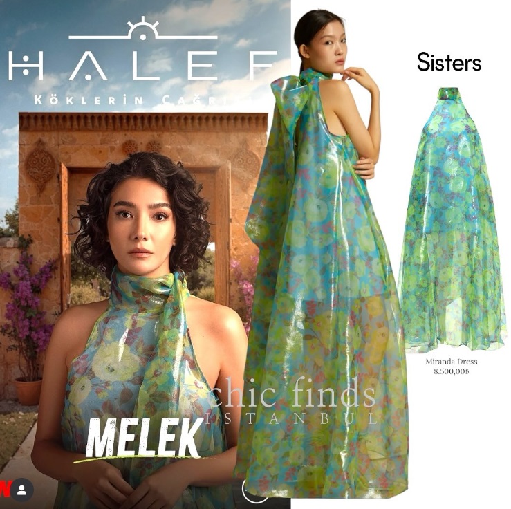 6 Kasım Halef dizisi 8.bölüm kıyafetleri Melek kombinleri