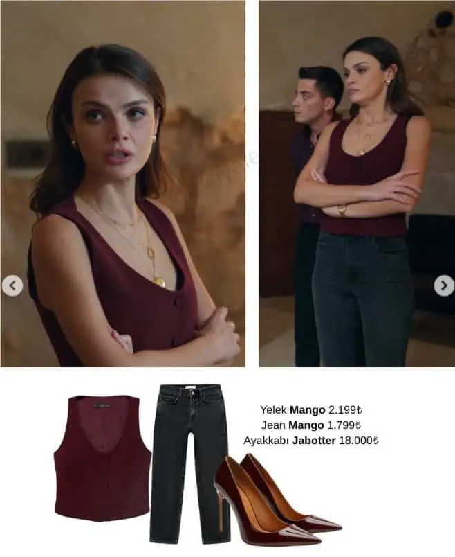 Uzak Şehir dizisi 33.bölüm kıyafetleri kombinleri 13 Ekim Pazartesi