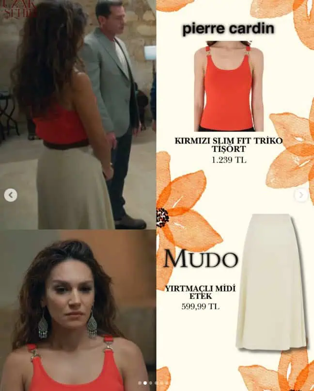 Uzak Şehir dizisi 36.bölüm kıyafetleri Nare kombinleri