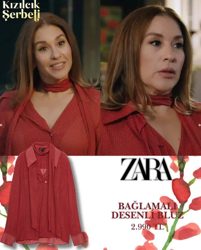 24 Ekim Kızılcık Şerbeti 110. bölüm kıyafetleri Elbise markaları