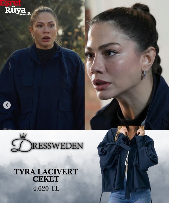 3 Aralık Eşref Rüya dizisi 24.bölüm kıyafetleri Nisan kombinleri