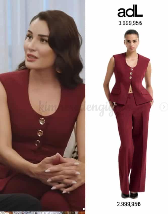 3 Ekim Kızılcık Şerbeti 107.bölüm Işıl'ın giydiği rakım elbise