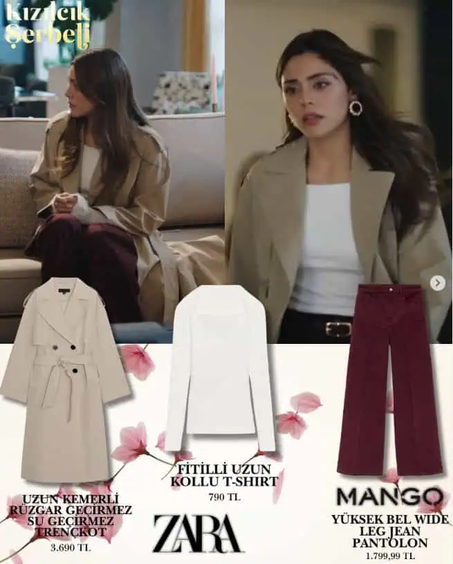 31 Ekim Kızılcık Şerbeti 111. bölümde Doğa'nın kıyafetleri