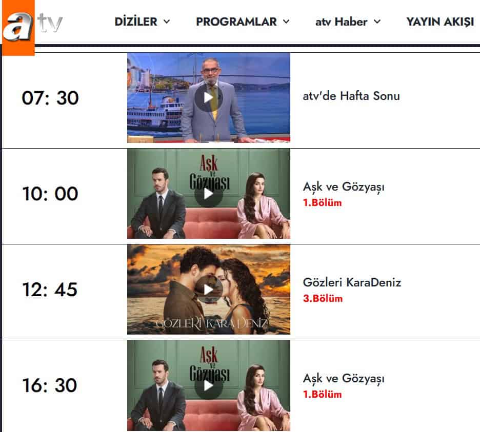 Aşk ve Gözyaşı dizisi tekrarı ne zaman
