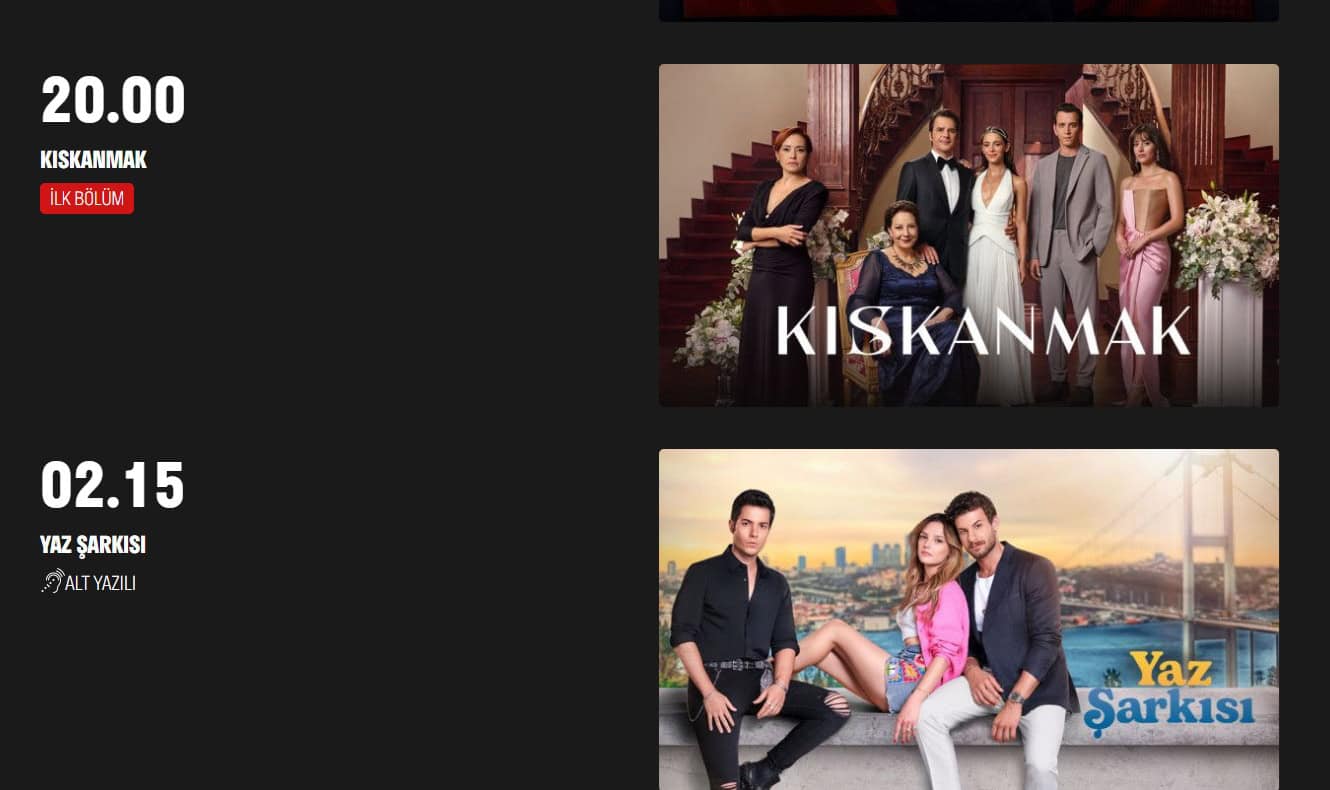 Kıskanmak Dizisi Tekrarları Ne Zaman Gün ve Saati