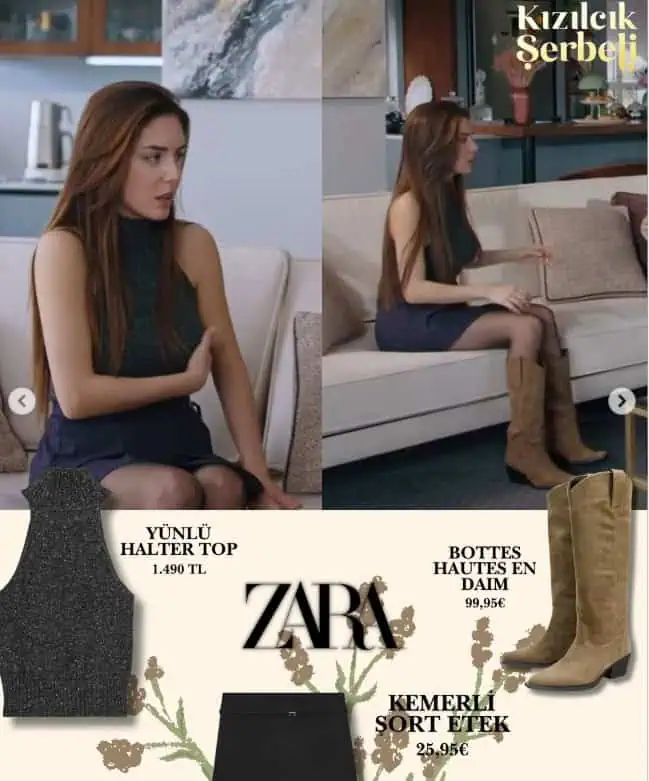 Kızılcık Şerbeti 111. bölüm Çimen kombinleri kıyafetleri