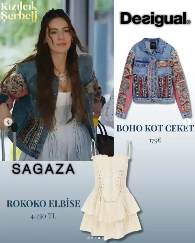 Kızılcık Şerbeti dizisi 109.bölüm kıyafetleri kombinleri