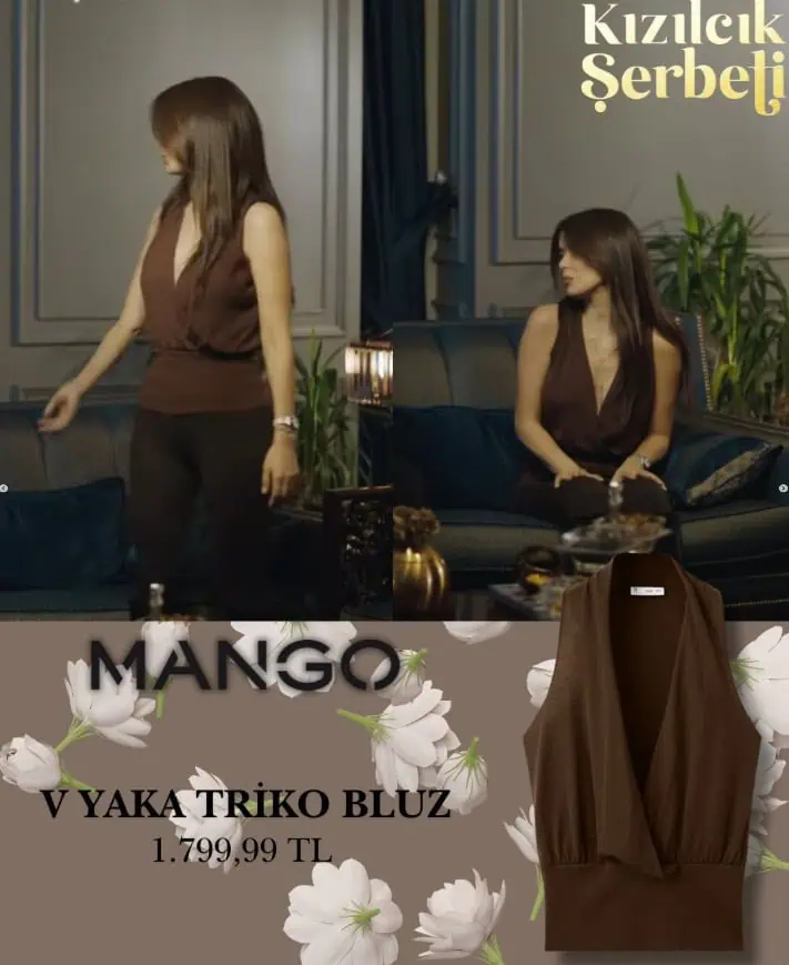 12 Aralık Kızılcık Şerbeti dizisi 117.bölüm Başak kombinleri kıyafetleri