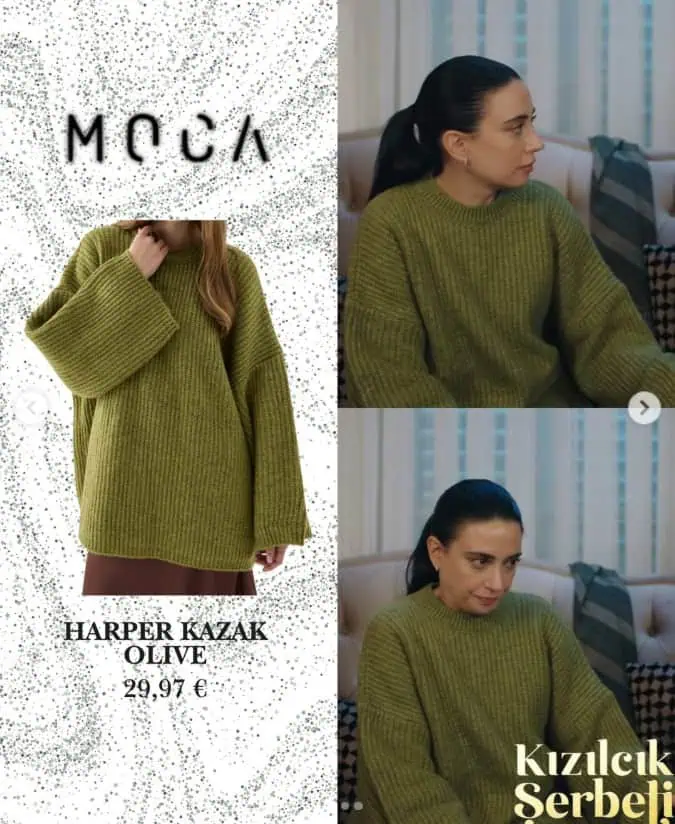 19 Aralık Kızılcık Şerbeti dizisi 118.bölüm Nursema kazak kombini kıyafetleri