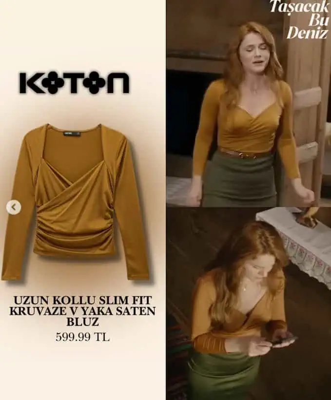 28 Kasım Taşacak Bu Deniz 8. bölüm Hicran kıyafetleri elbise modelleri sponsor markalar