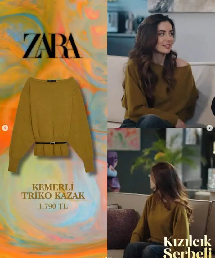 Kızılcık Şerbeti 120.bölüm kıyafetleri Çimen kombini