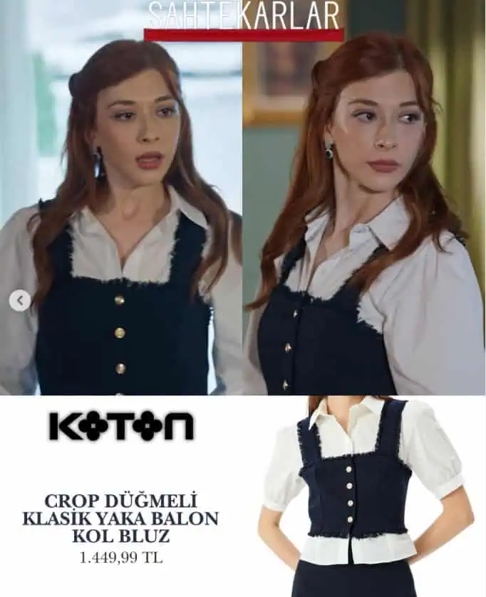 Sahtekarlar dizisi 14.bölüm kombinleri kıyafetleri
