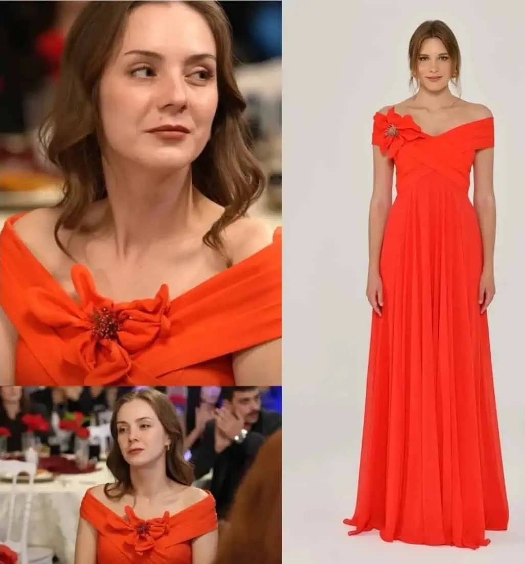 Taşacak bu Deniz Sevcan'ın giydiği kırmızı elbise