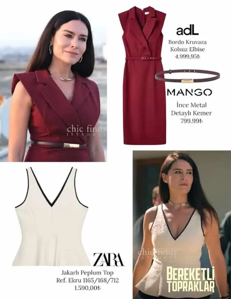 Bereketli Topraklar Dizisi Kıyafetleri Elbise ve Kombinleri