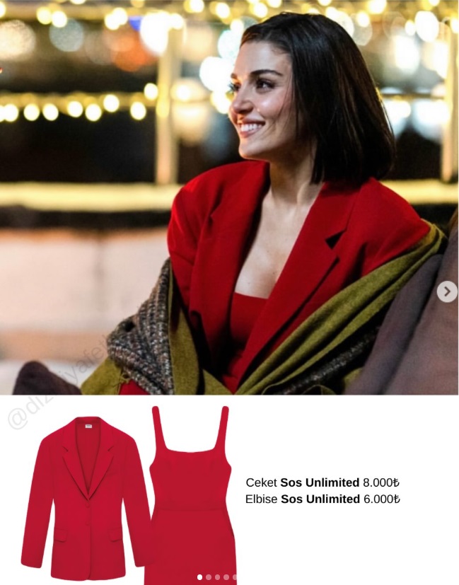 İki Dünya Bir Dilek filmi Hande Erçel kıyafetleri Bilge kombinleri