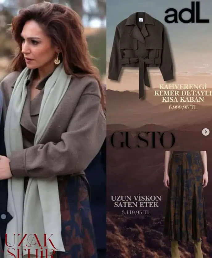 19 Ocak Uzak Şehir 46.bölüm Nare kıyafetleri