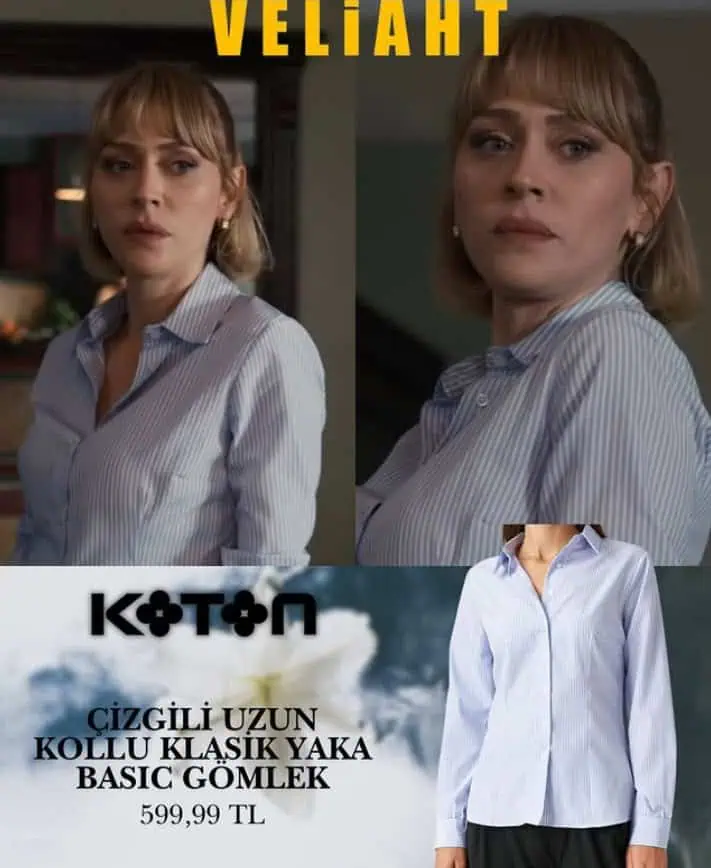 Veliaht dizisi Derya kıyafetleri gömlek markası takıları çantası