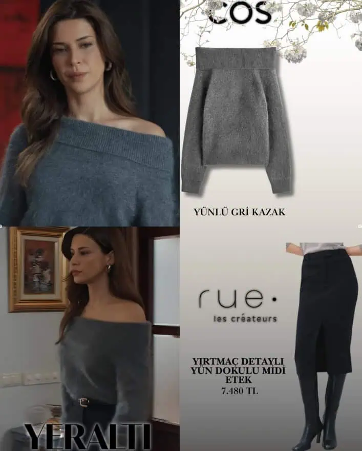 25 Şubat Yeraltı dizisi 5.bölüm Ceylan kıyafetleri kombinleri